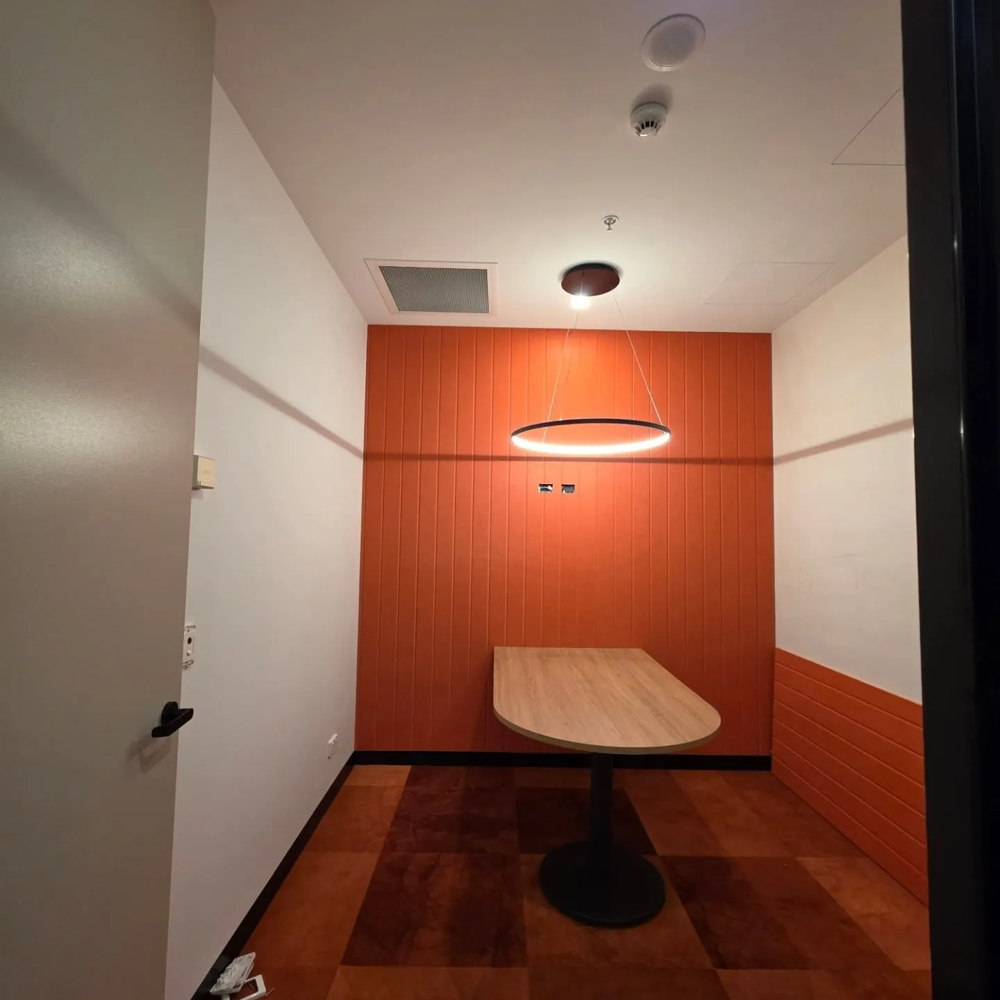 Acoustic panelling feature wall by Northside