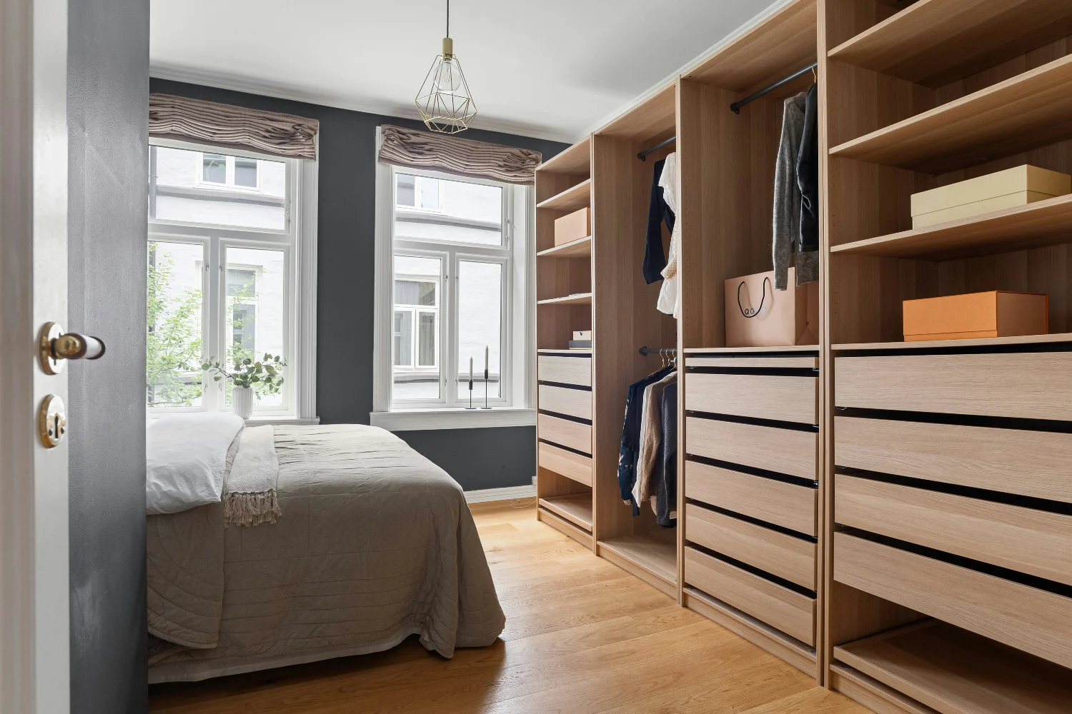 Custom walk-in wardrobe joinery Melbourne by Northside