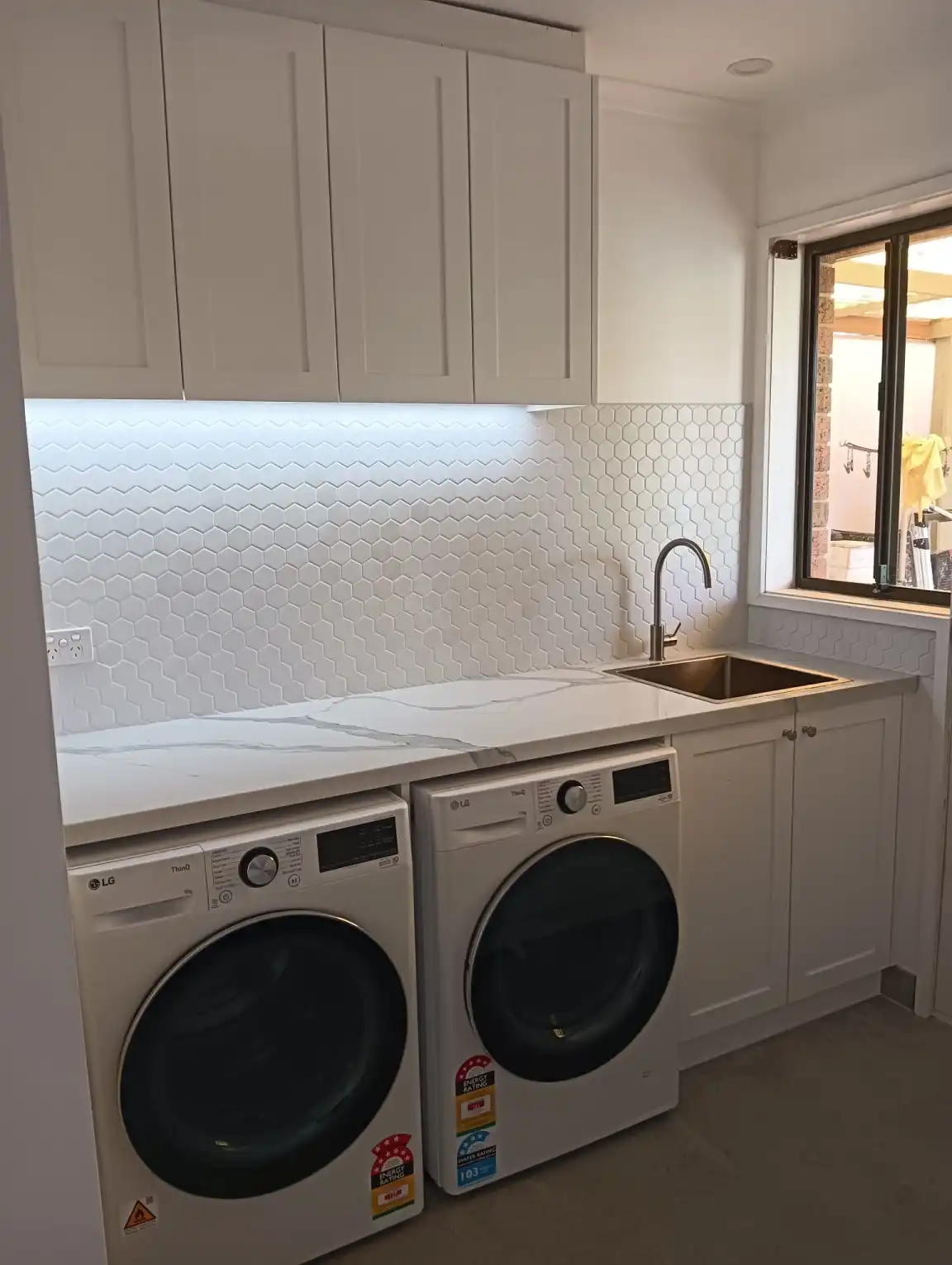 Custom laundry cabinetry installation Melbourne by Northside