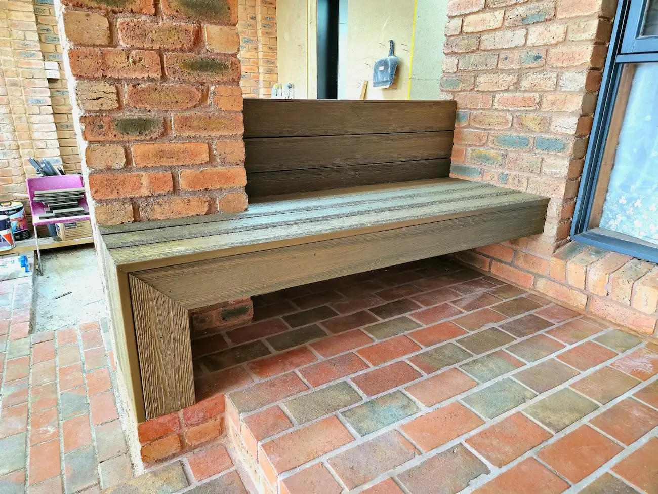 Custom outdoor bench carpentry Melbourne by Northside