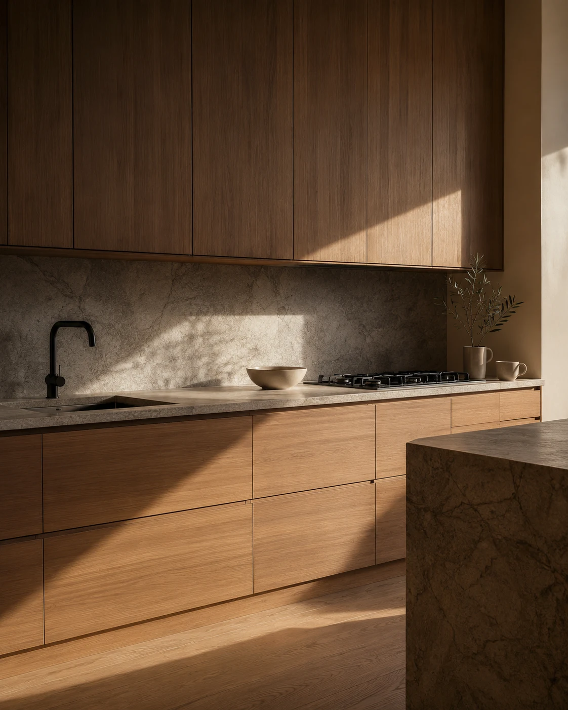 Custom kitchen joinery installation Melbourne by Northside — handleless cabinetry with precision fit finish