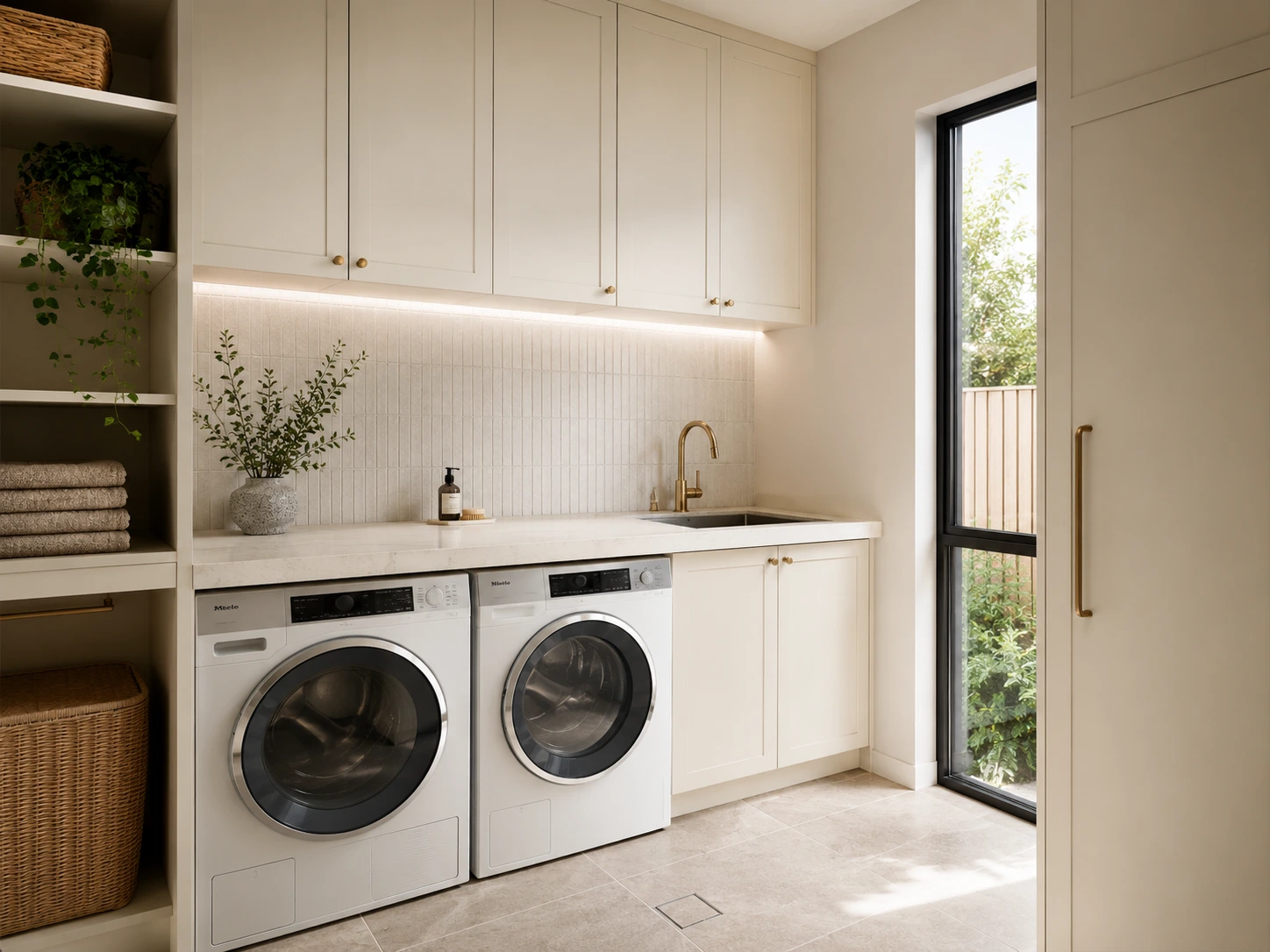 Custom laundry cabinetry Melbourne by Northside
