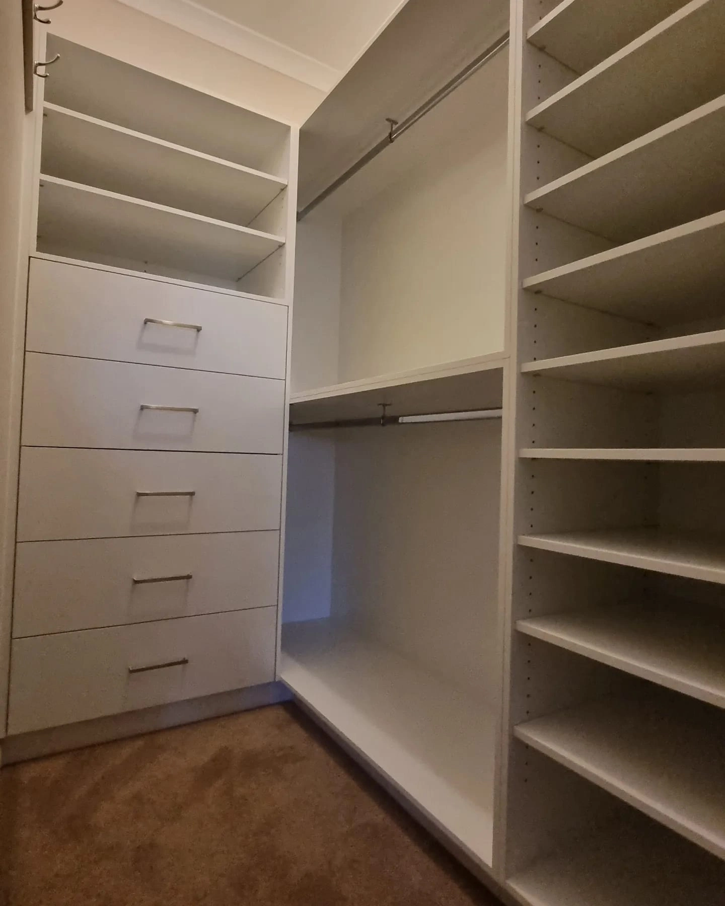 Custom walk-in wardrobe joinery Melbourne by Northside