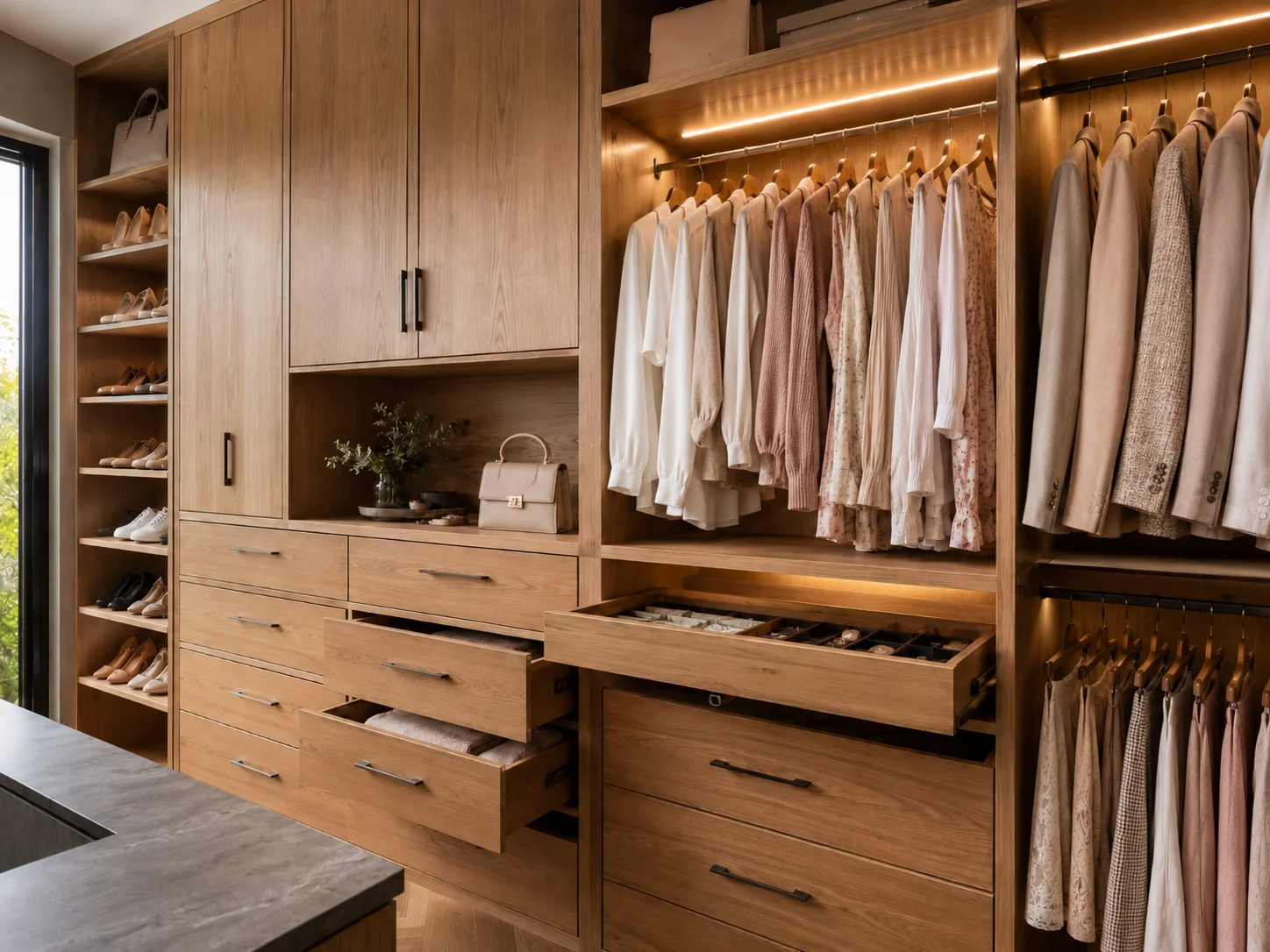 Custom walk-in wardrobe installation Melbourne by Northside